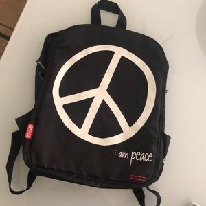Peace Love World backpack